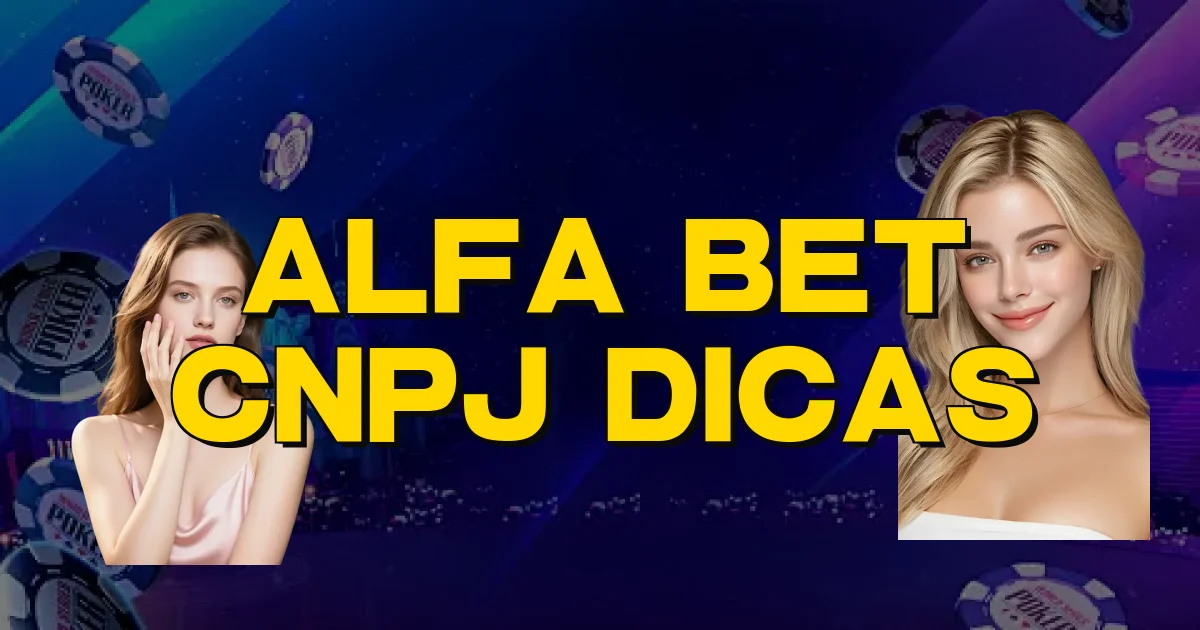 Alfa Bet Cnpj Dicas Oficial