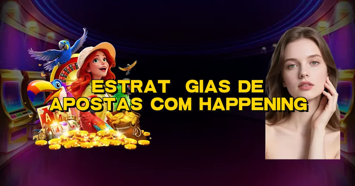 Estratégias De Apostas Com Happening Oficial
